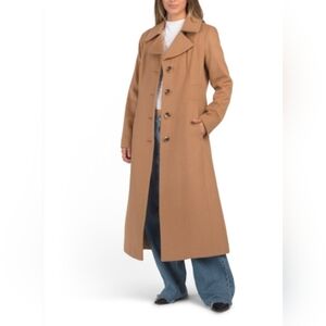 Anne Klein Camel Wool Coat